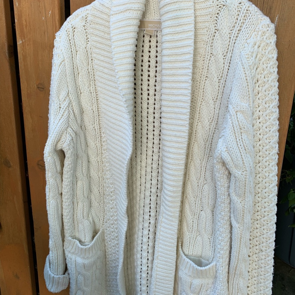 Michael Michael Kors Fisherman knit Cardigan Sz. M